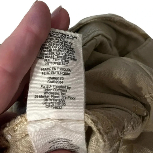 Free People High Busted Knee Jeans in Khaki, Womens Size 31 - Picture 6 of 8